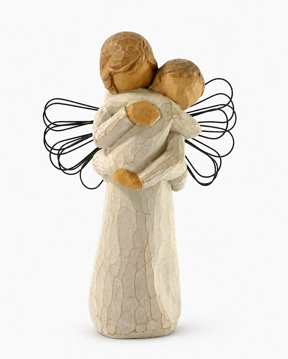 Willow Tree Angel’s Embrace Susan Lordi 2002 Demdaco Angel Child Figurine 5”